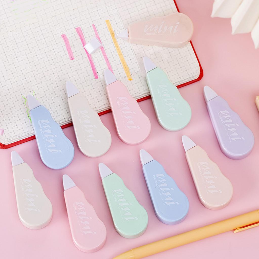 6 шт. корректирующая лента-ролик, быстросохнущая, сменная, белая корректирующая лента, всего 24 м для изготовления открыток, скрапбукинга