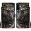 A07 A17 Animal Case Lion Panda Leather Phone Cover For Samsung Galaxy A17 A07 A176 Wallet Flip Coque Card Magnetic Protect Cases
