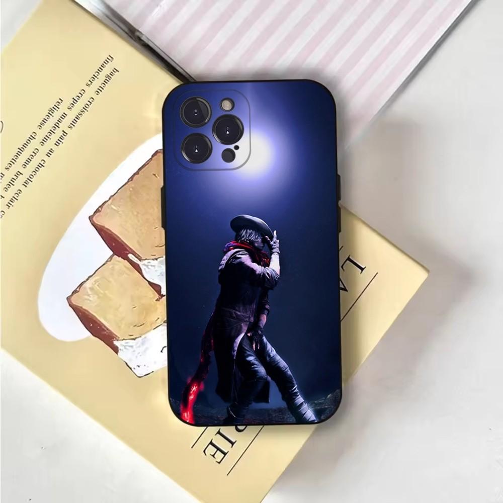 Чехол для телефона D-Devil May Cry DMC для iPhone 16,15,14,13,12,11,Pro,X,XS,Max,XR,Plus,Mini Мягкий черный чехол