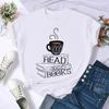 Women T Shirt Cartoon Book Summer Vintage T-Shirts Tops Tees Shirt Female Print Graphic Fashion Short Sleeve T-Shirt For Lady
