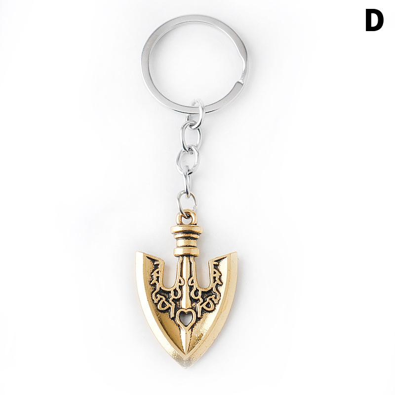 Jojos Bizarre Adventure Necklace Men Arrow Killer Queen Cosplay Keychain