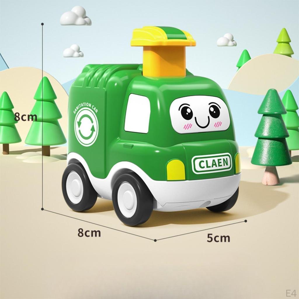 Baby Push and Go Car Игрушечная машинка для малышей, интерактивный инерционный мультяшный завод для вечеринки