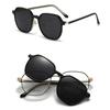 Magnetic High Appearance Level All-Match Myopia Glasses Frame Polarized Sunglasses Car Clip Type Dazzling Sunglasses