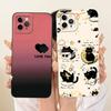 6.5'' Casing For iPhone 11 Pro Max Cover Fashion Cartoon Cute Funny Painted Silicone Phone Case A2218 A2161 A2220