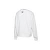 Puma Sport Crew Logo Print Pullover Sweatshirt Women Tops White 598128-02