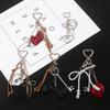 Эстетичные брелоки для кошелька, сумочки, рюкзака, сумки. Подвески, шармы. Сердечки, бантики. Брелоки, шармы. Брелок для ключей автомобиля для женщин, девушек