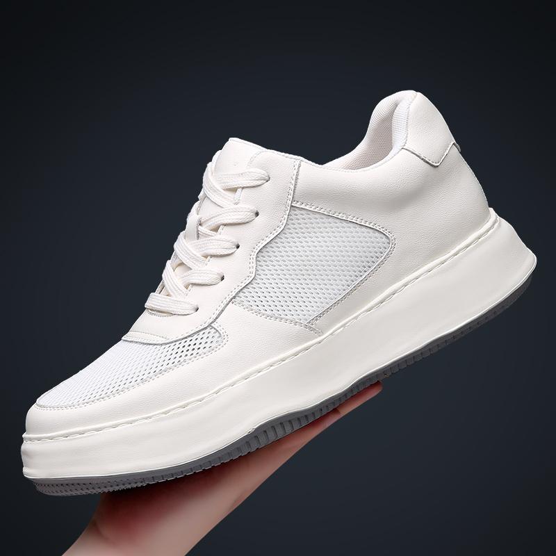 New Men Casual Leather Shoes Classic Lace-Up Antiskid Sports Shoes Outdoor Wear-Resistant Vulcanized Shoes High-Quality Men Shoe