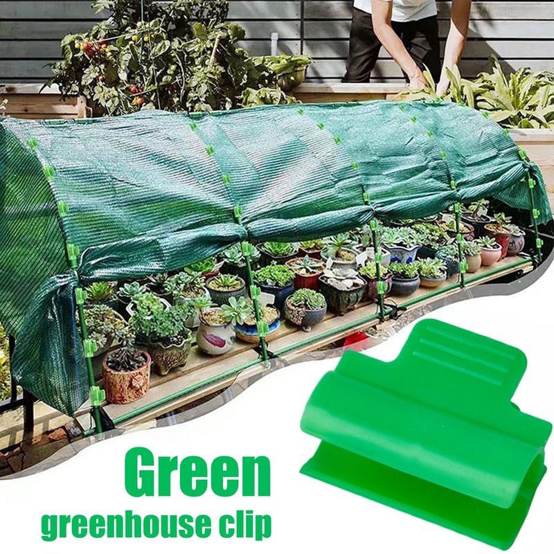 Garden Clips For Netting 100-piece Snap Clamps Heavy Duty Accessories Bracket Replacement Support Fasteners For Grow Farm