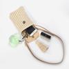 Women Straw Beach Bag Holiday Mobile Phone Shouder Bag Summer Tassel Mini Crossbody Bag for Lady Gril Travel Bohemian Style
