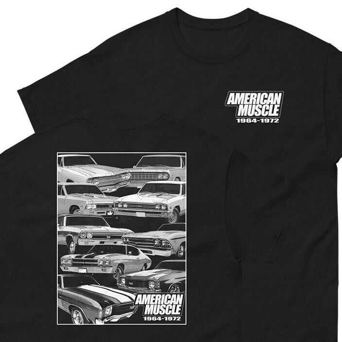 1964-1972 Chevelle Shirt, Mens American Muscle Car Enthusiast T-Shirt Unisex T-Shirt