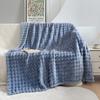 70x100cm Monolayer Flannel Blanket Simple Thickened Sofa Throw New Bed Cover