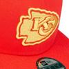 Casquette Snapback - New Era - 9Fifty - Kansas City Chiefs - Rouge Et Or - 100% Polyester
