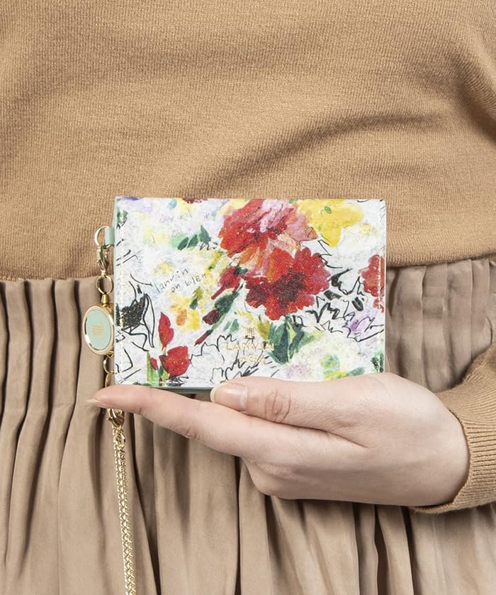 На кошельке Passport Aquarelle Multi [Lanvin Bleu]