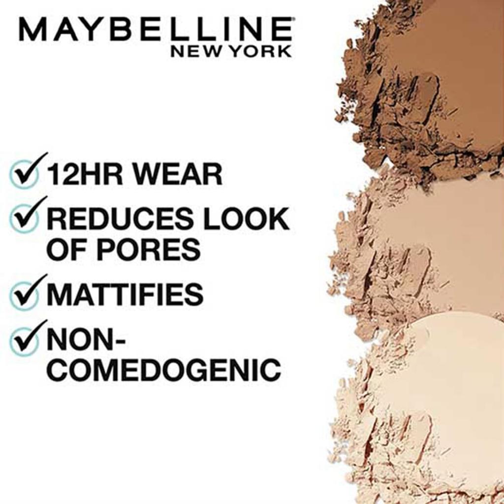 Maybelline New York Fit Me Pressed Powder Foundation Compact 330 Toffee 8.5g Mattifying Long Lasting Shine Control Smooth Finish