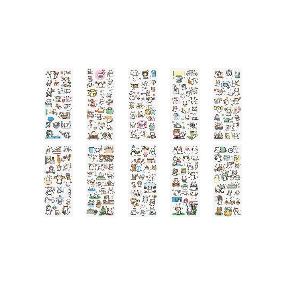 20pcs DIY PVC Sticker Cartoon Patterns Water Bottle Decor Cute Notebook Decoration  Children