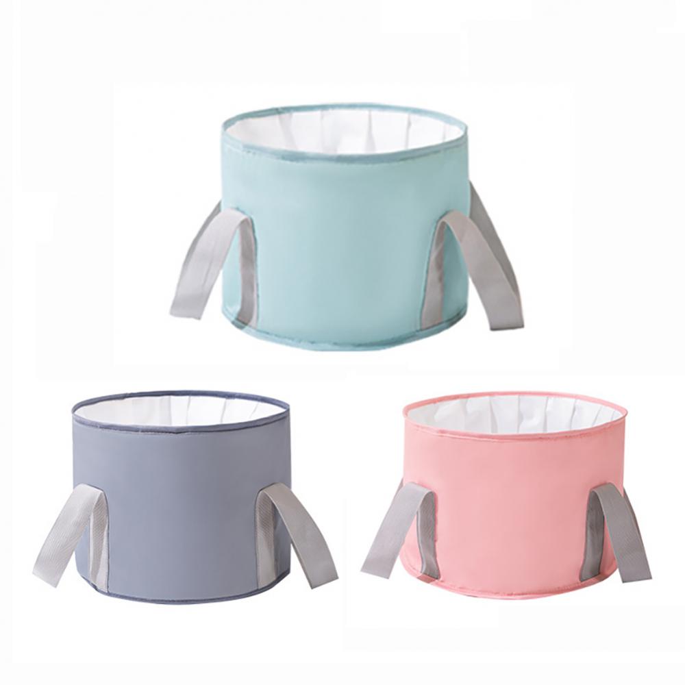 Ванна для ног, большая емкость, складной таз для рыбалки, портативный для путешествий на открытом воздухе, хозяйственные принадлежности, сумка для замачивания ног, складной таз