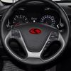 AANO1 1PC 3D Aluminum Car Styling Steering Wheel Badge Sticker Decal for KIA sportage ceed sorento cerato optima picanto rio soul k