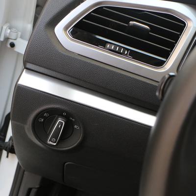 Для Volkswagen VW T-ROC Troc 2018 2019 2020 2025 2025 LHD Аксессуары Декоративная накладка на центральную консоль Наклейка Внутренняя отделка
