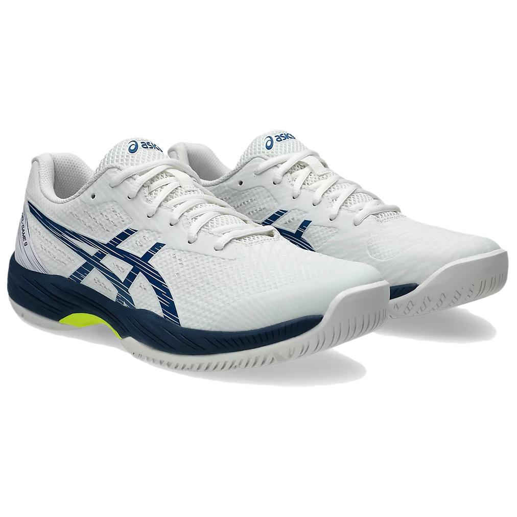 Asics Gel-Game 9 White Mako Blue Men Sneakers 1041A337-104