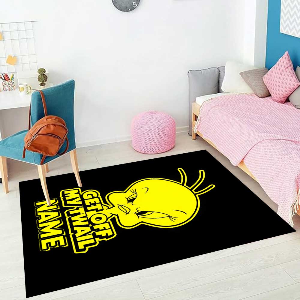 Warner (10) Customize your name rug, office chair cushion, home bedroom living room gift.