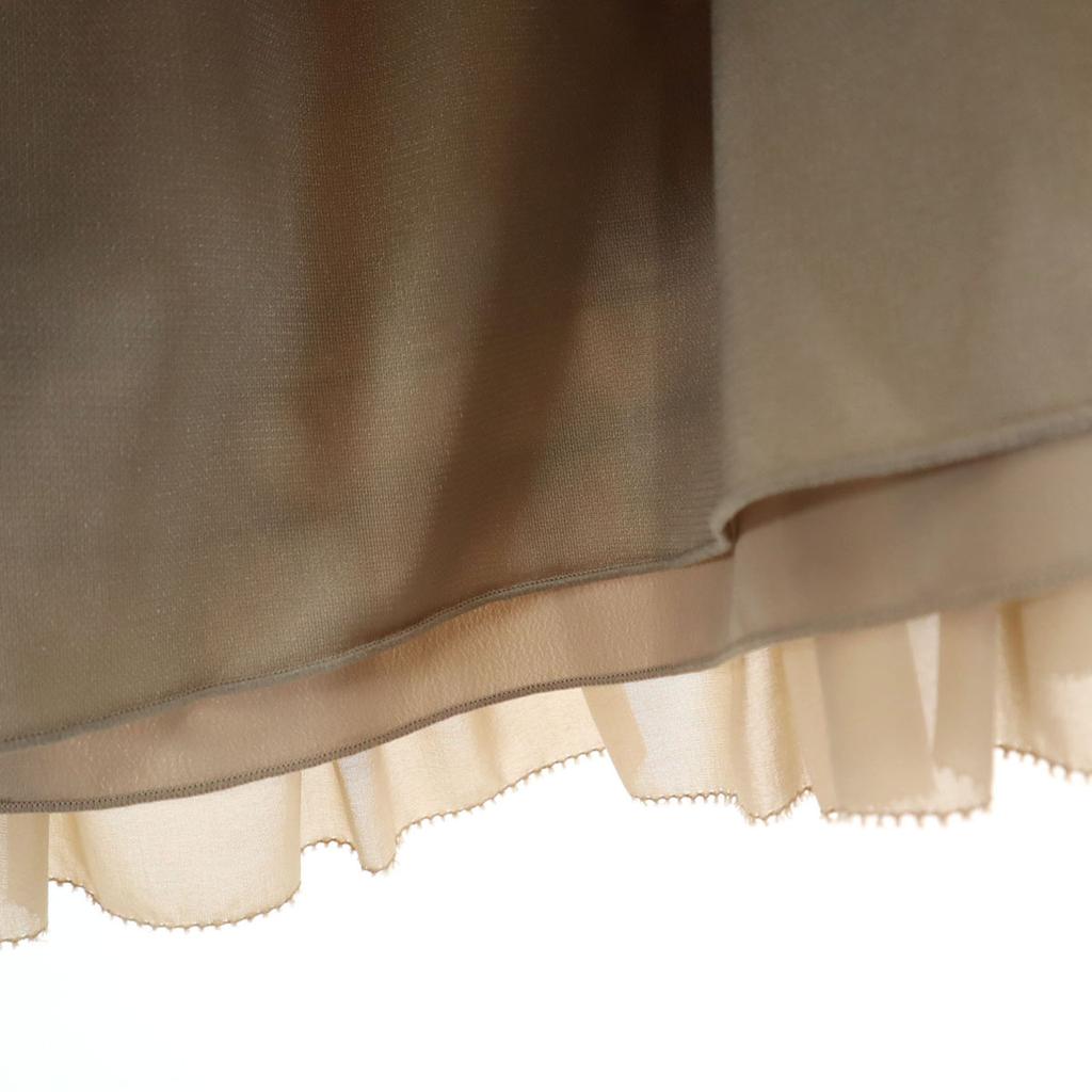 FOXEY NEW YORK сделано в Японии мини-юбка клёш 38 бежевый Женский Б/У