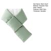 Winter Warm Scarf Solid Color Thickened High-Density Windproof Fabric Wrap Design Women Down Scarf Daily Outdoor Use