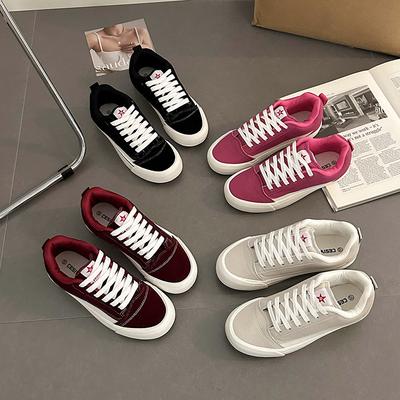 Мужские Женские Вулканизированные Повседневные Туфли Холщовые Низкие На Шнуровке Повседневные Балетки Удобные Кроссовки