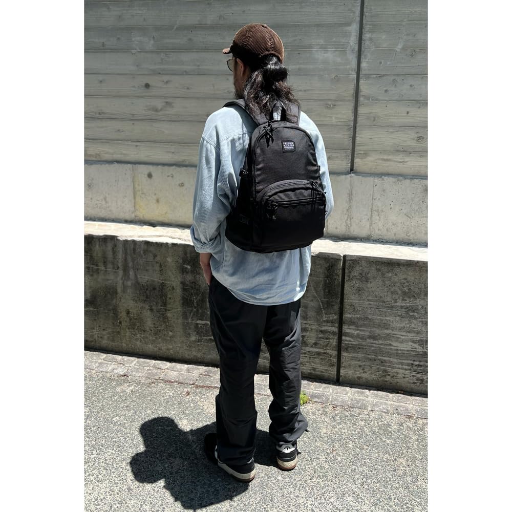 FREDRIK PACKERS Daypack TIPI BALLISTIC Черный Универсальный Размер Рюкзак Из Балистического Нейлона, Мужская Сумка для Подгузников