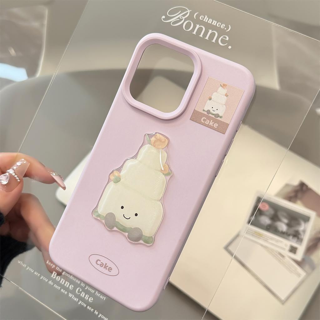 Three-dimensional Cream Cake 15promax Apple 17 Mobile Phone Case Iphone16 Suitable for 13 Girl Cartoon 12