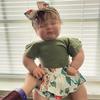 60 CM 3D Skin Soft Silicone Reborn Sleeping Baby For Girl Cloth Body Doll Toy With Vascular Vein Like Real Bebe Art Play House