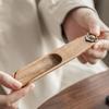 Retro Tea Scoops Natural Wooden Teaspoon Tea Leaves Holder Sugar Powder Spoon  Living Room