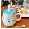 Cartoon Cute Fun Mug Three-dimensional Duck Ceramic Water Cup Coffee Cup Milk Cup Mug Afternoon Tea Cup