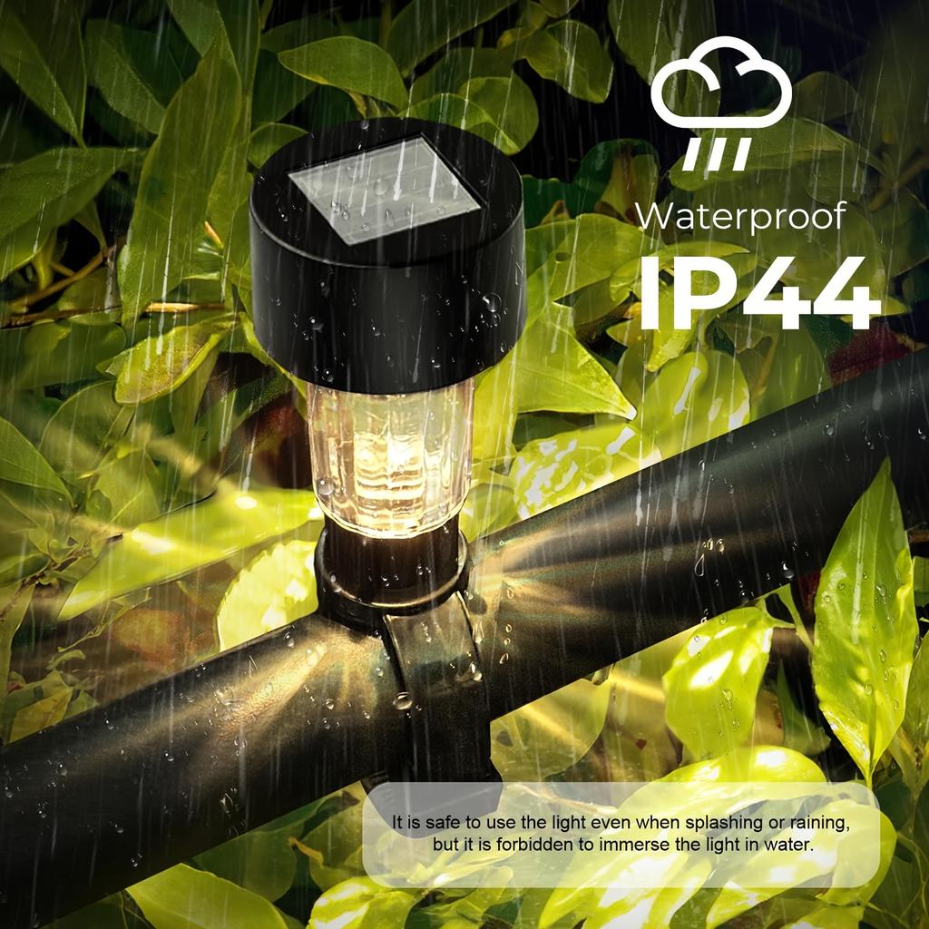 Солнечные лампы для бассейна, Водонепроницаемые солнечные лампы, Украшение ограды открытого бассейна, Аксессуары для бассейна