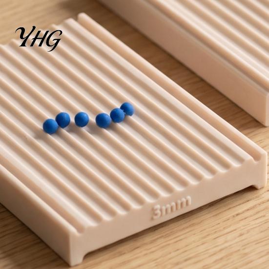 Portable Clay Strip Press Ball Maker Tool, Polymer Roller, 2mm 2.5mm 3mm Handheld Rolling Tool Sphere Shaper Roller for Perfect Round Beads,