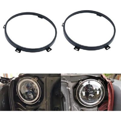 Черное крепежное кольцо для 7-дюймовой фары, ободок фары для Jeep Wrangler JK 2007-2018