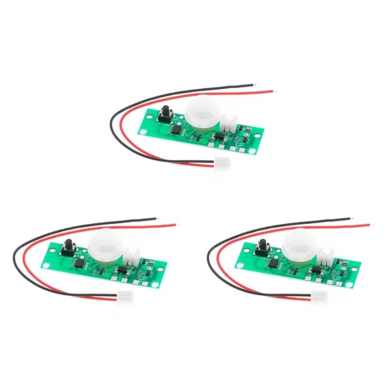 3.7V Solars Powereds Human Body Detection Module Automatic On/Off Sensorings Circuit Board