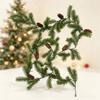 Long Vines Artificial Christmas Tree Pine Needles Berry Cone Artificial Plants High Quality Artificial Pine Leaves Wedding Decor