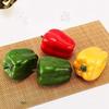 3PCS Realistic Artificial Imitated Peppers Vegetables Decor Restaurants Props