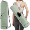 Yoga Mat Bag with Water Bottle Pocket Wet Bag Adjustable Shoulder Strap Portable Waterproof Outdoor Hiking Travel Gym Sports Yoga Pad Carrier
