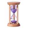 Stable Connection Wooden Hourglass Wooden Round Hourglass Timers Durable   Kids Gift