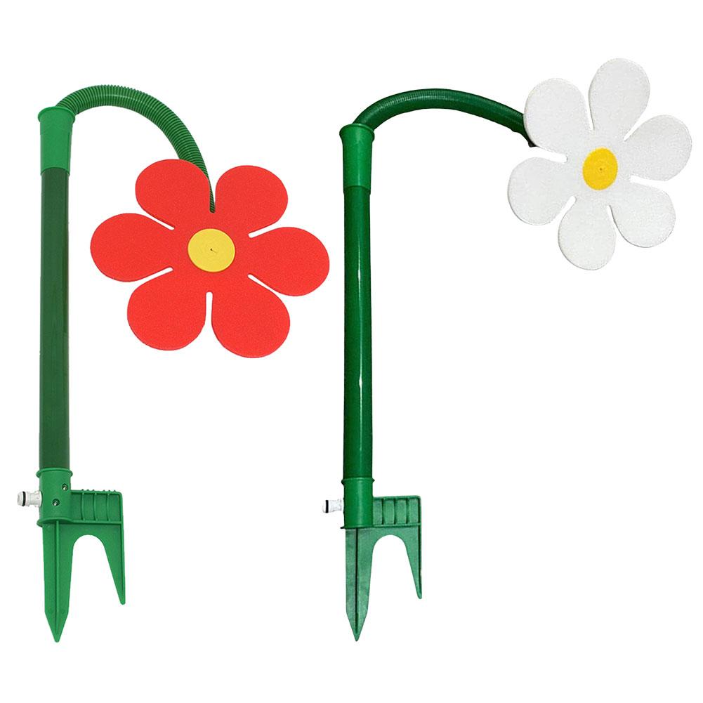 Rotation Sprinkler Flower Shape Dancing Daisy Sprinklers 720 Rotating Water Spray Toy for Yard Lawn Watering Irrigation Tool