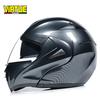 VIRTUE Motorsport Electric Non Motorcycle Helmet Men's Half Helmet Double Lens Full Helmet Running Helmet Carbon Fiber Pattern Road