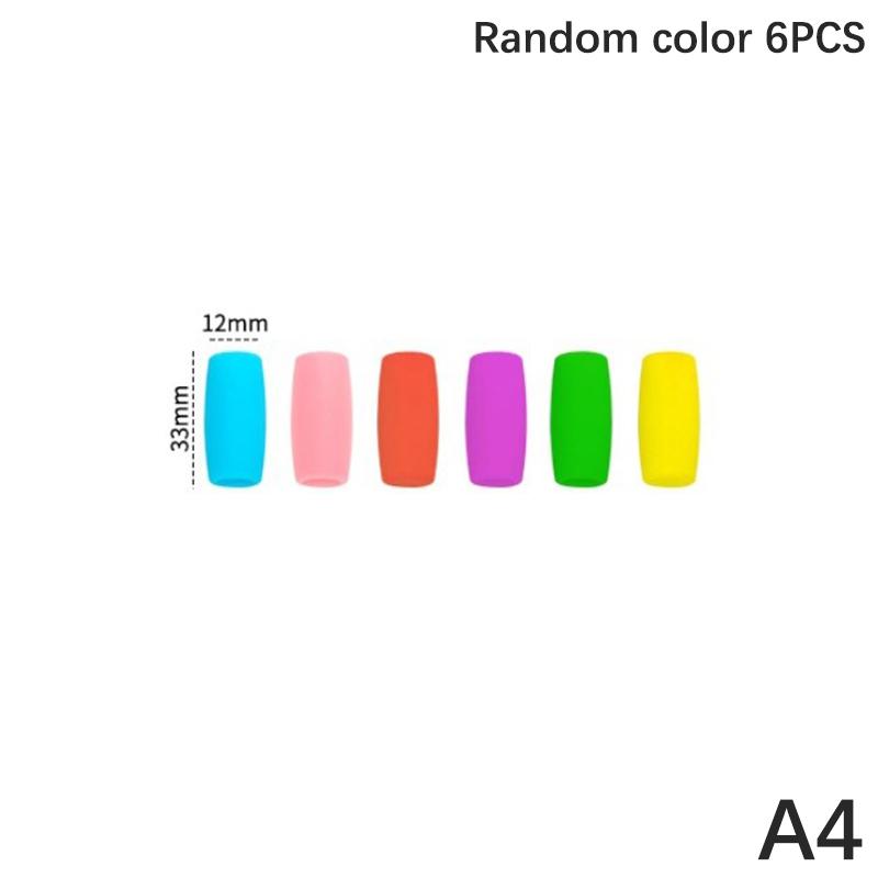 6 шт., чехол для соломенного наконечника, силиконовый наконечник для соломинки, защитный чехол для языка, против царапин, против ожогов, всасывающий наконечник 6 мм, 8 мм, 10 мм