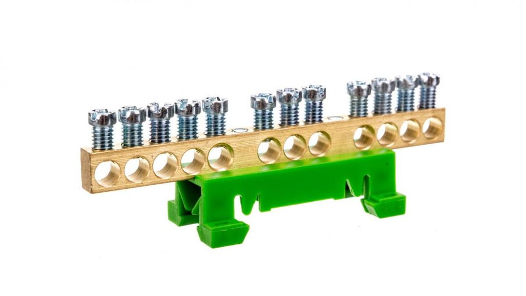 Pe12 Kolor Zielony 12X16Mm2 Listwa Zaciskowa Uziemiająca Mad0012G15