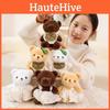 Wear Dress Bear Plush Keychain Stuffed Doll Pendant Backpack Decoration Gift