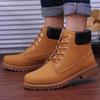 Уличные кожаные мужские ботинки, весенне-осенняя и зимняя мужская обувь, ботильоны, мужская зимняя обувь для работы, большие размеры 39-46