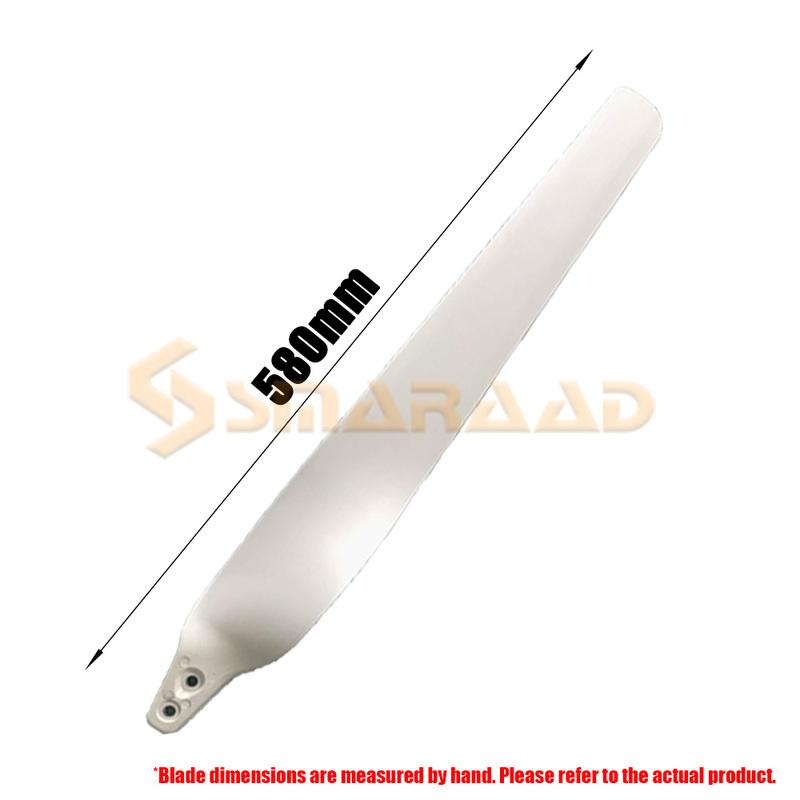 580mm High Strength Nylon Fiber Windmill Accessories DIY 1000W 2000W Wind Generator Wind Turbines 1/3/5 White Blades For Home