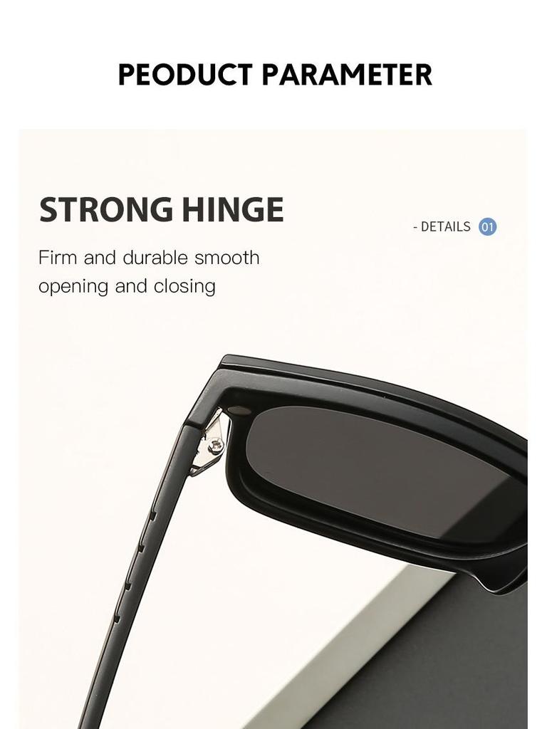 Unisex Retro Sunglasses Set with 5 Magnetic Interchangeable Lenses, Clip-On, In Stock 2213