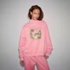 Women's Casual Autumn Heavyweight Hoodie - Comfortable Loose Fit with Mid-High Neck and Long Sleeves, Trendy Cross-Border Style