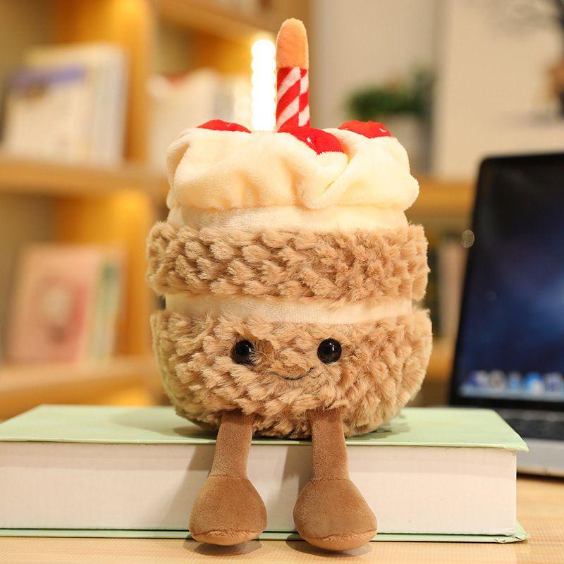 Очаровательная плюшевая игрушка Jellycat в виде торта на день рождения, 28 см